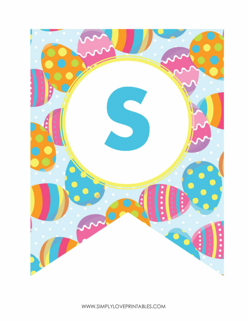 Simply Love Printables Happy Easter Banner