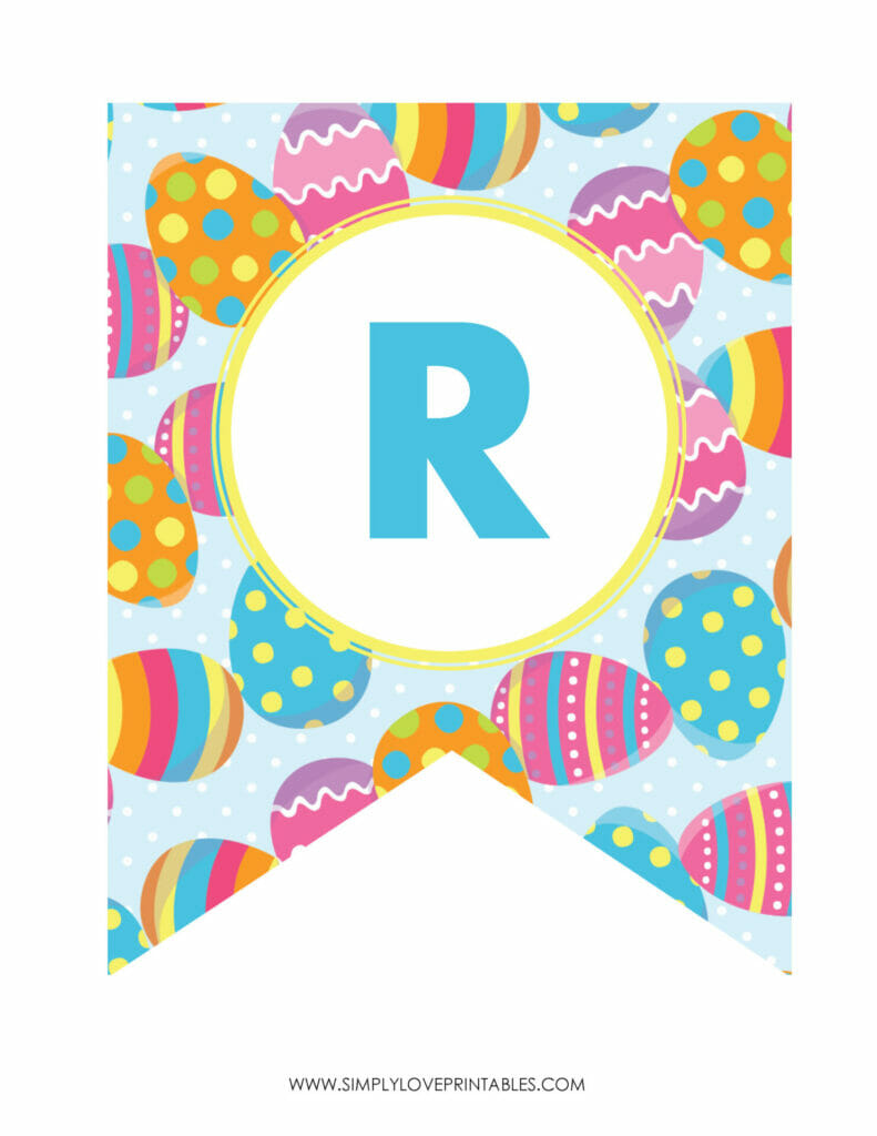 Simply Love Printables Happy Easter Banner