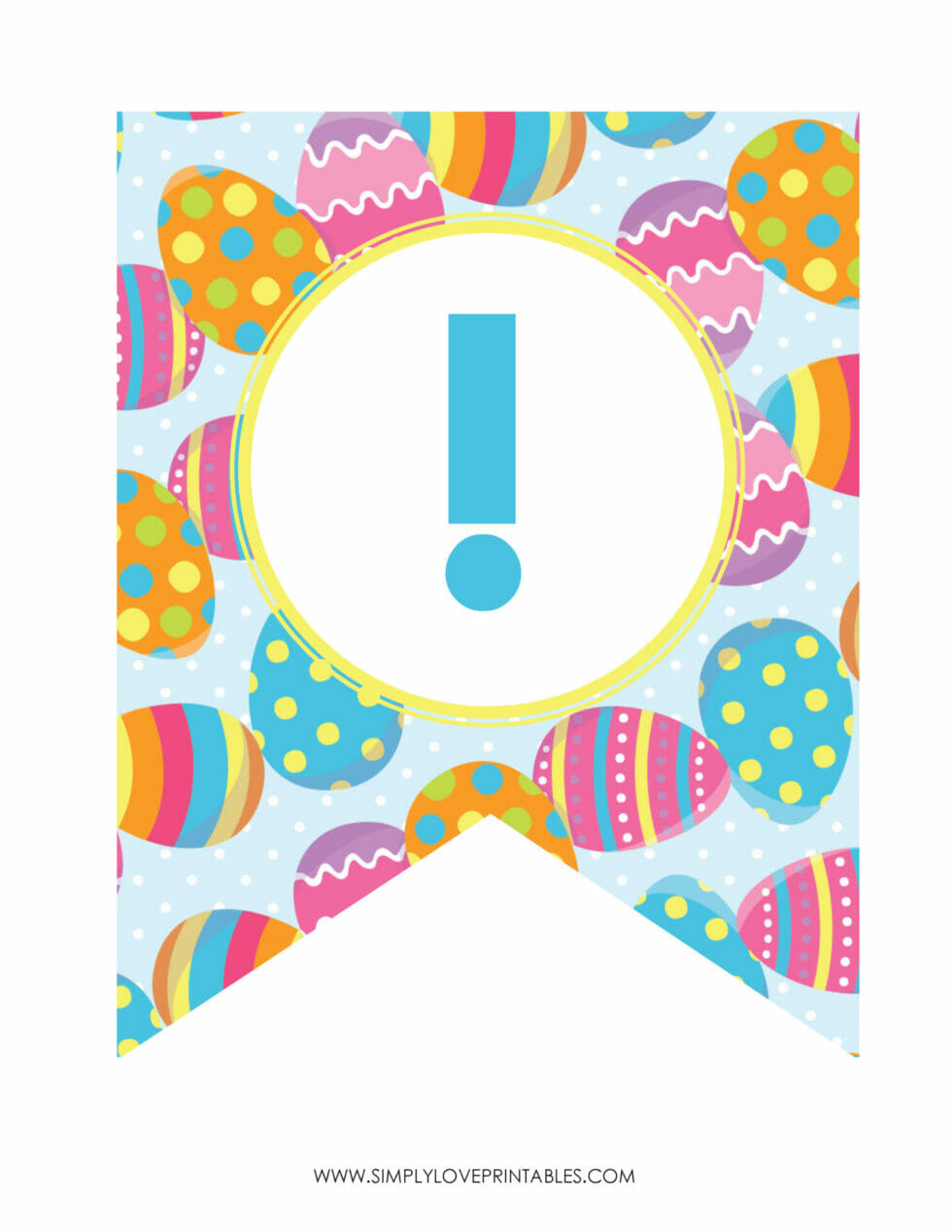 Free Happy Easter Banner | Simply Love Printables