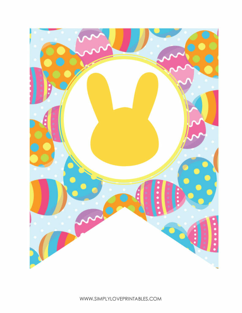Simply Love Printables Happy Easter Banner