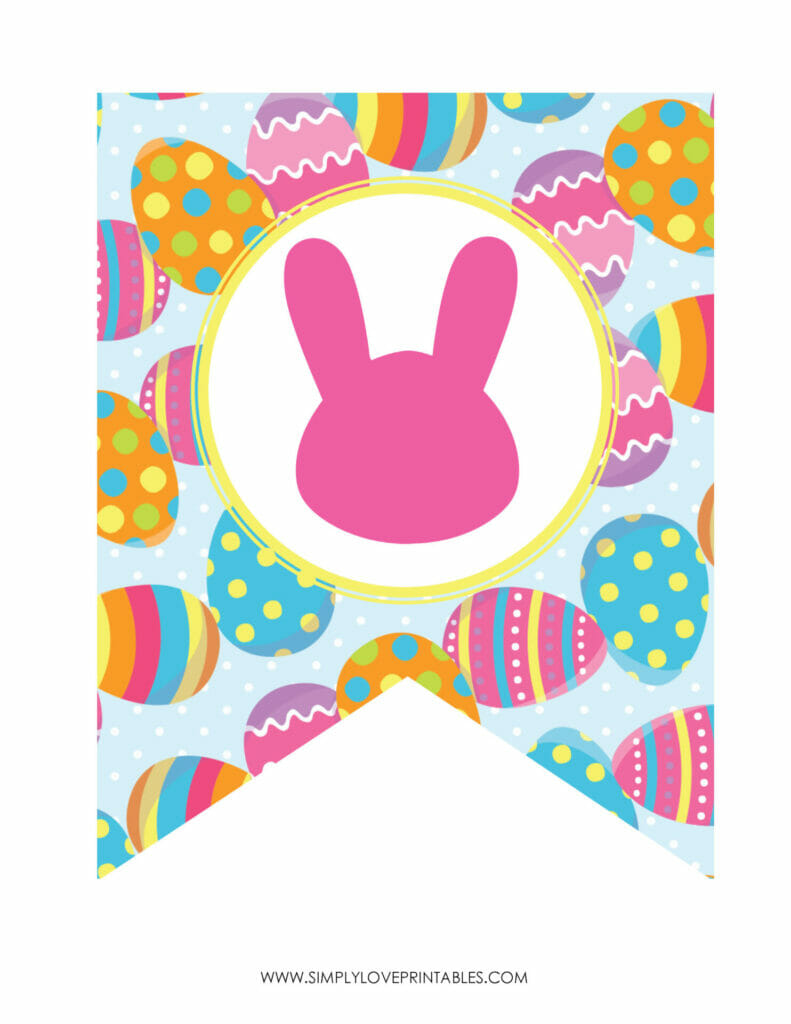 Simply Love Printables Happy Easter Banner