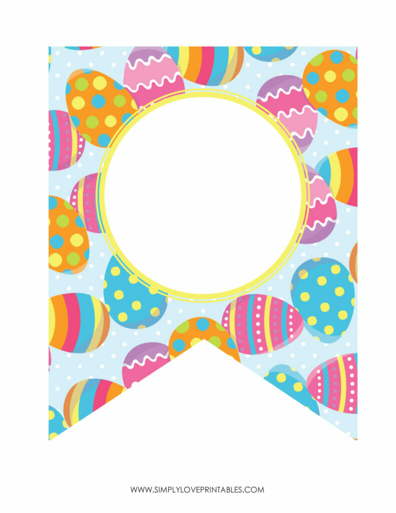 Simply Love Printables Happy Easter Banner