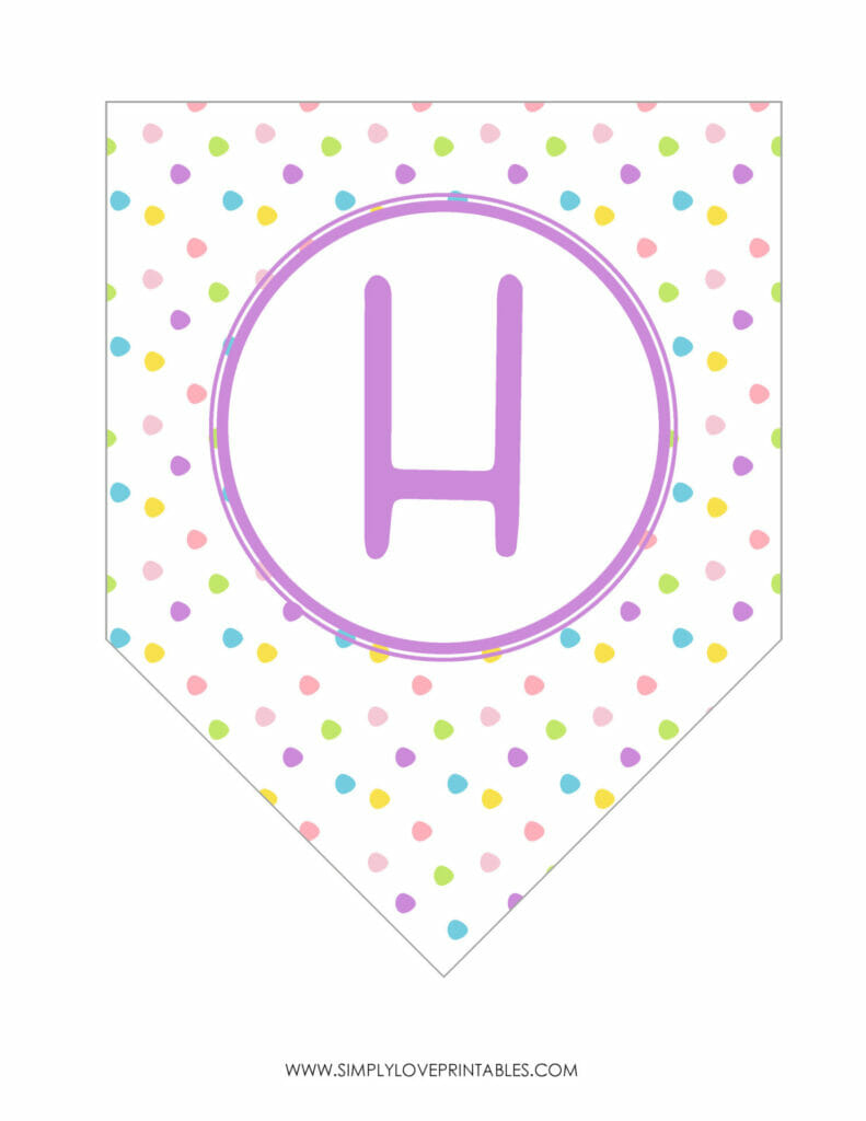Simply Love Printables Happy Easter Banner