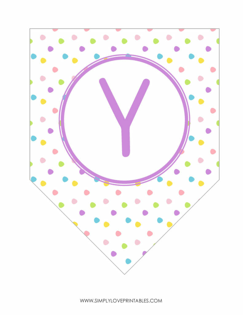 Simply Love Printables Happy Easter Banner