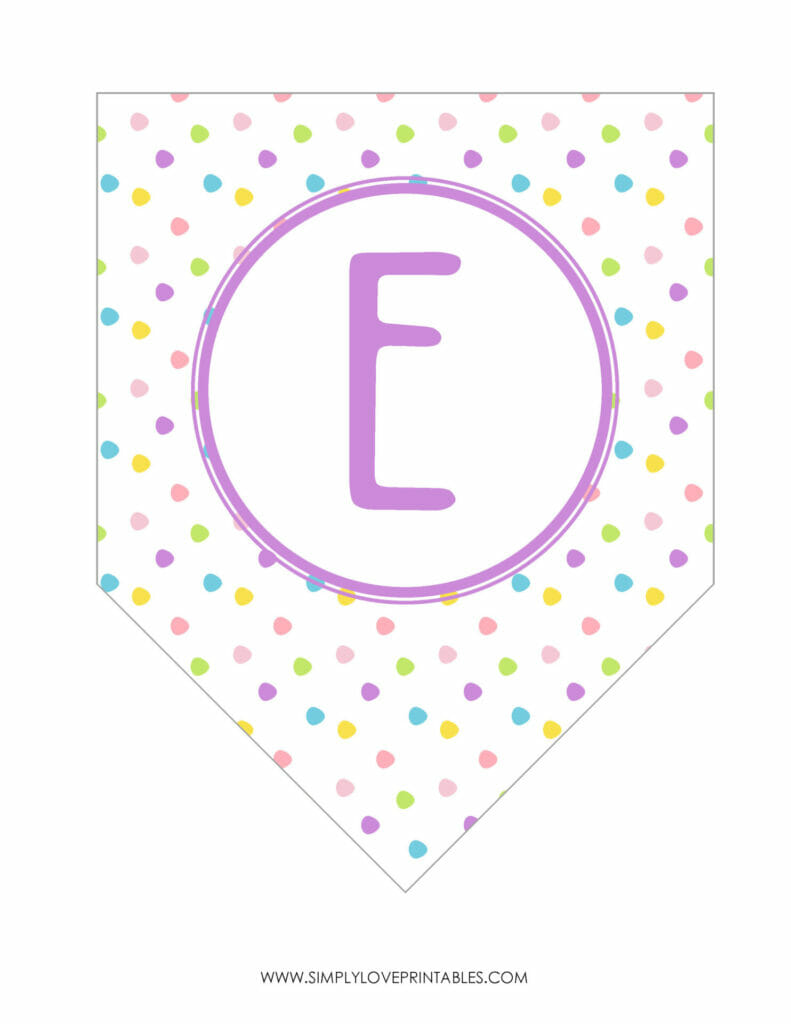 Simply Love Printables Happy Easter Banner