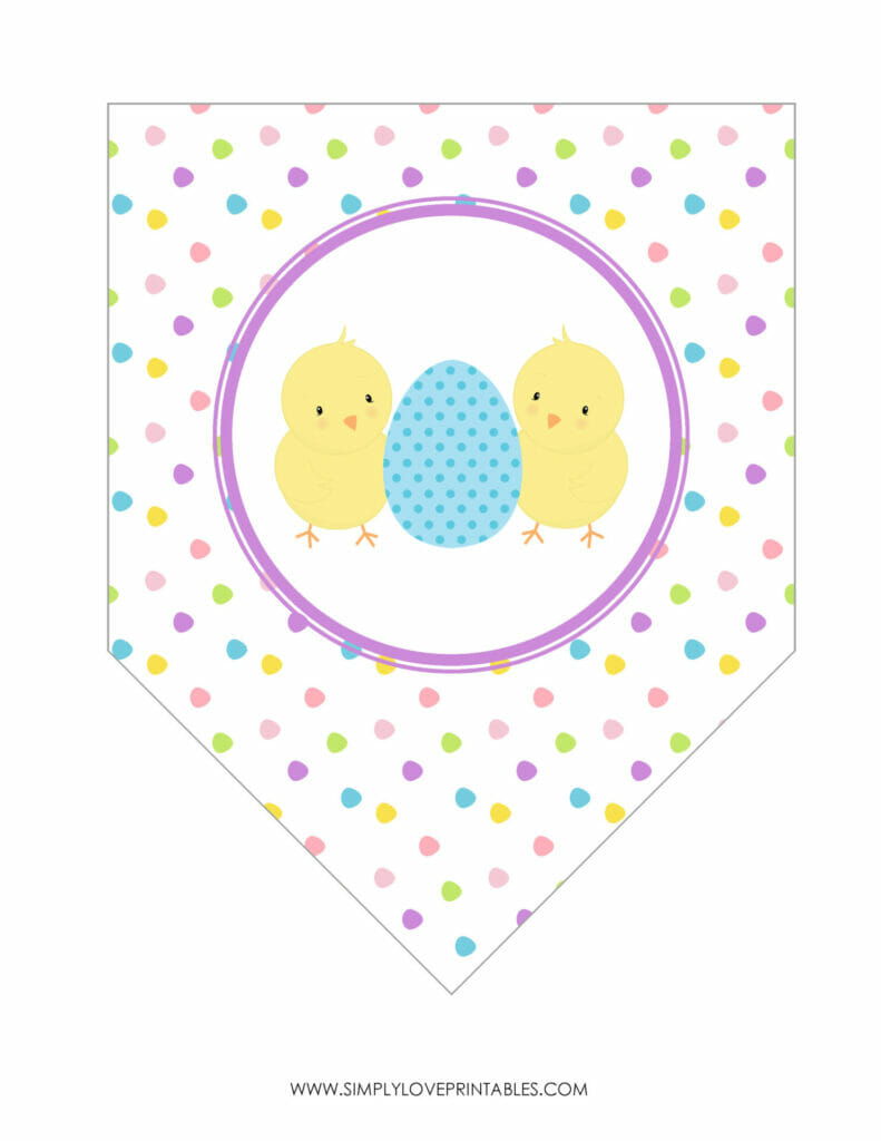 Simply Love Printables Happy Easter Banner