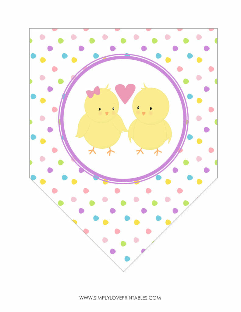 Simply Love Printables Happy Easter Banner
