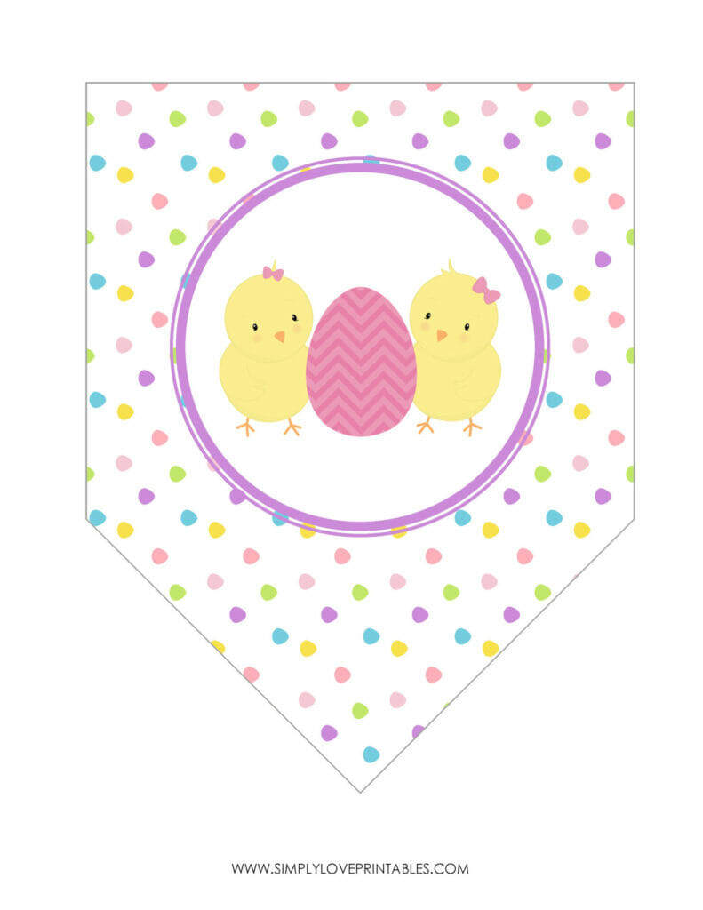 Simply Love Printables Happy Easter Banner