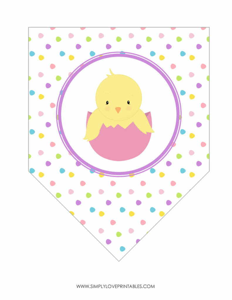 Simply Love Printables Happy Easter Banner