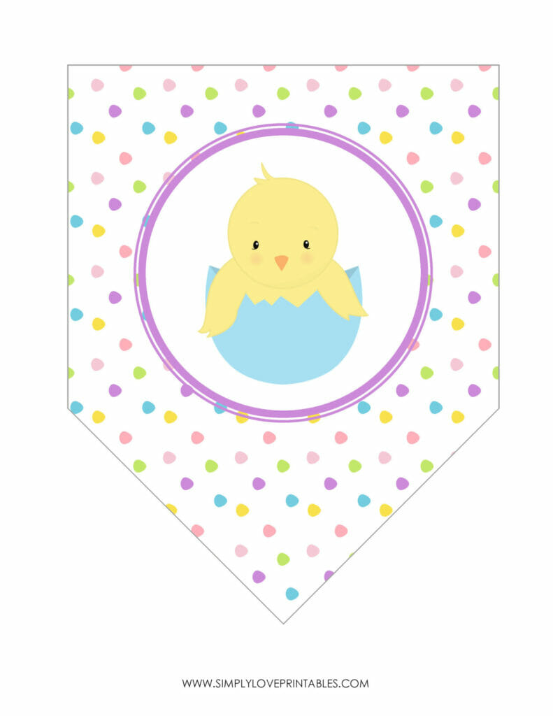 Simply Love Printables Happy Easter Banner