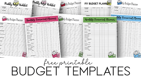Free Printable Budget Templates | Simply Love Printables