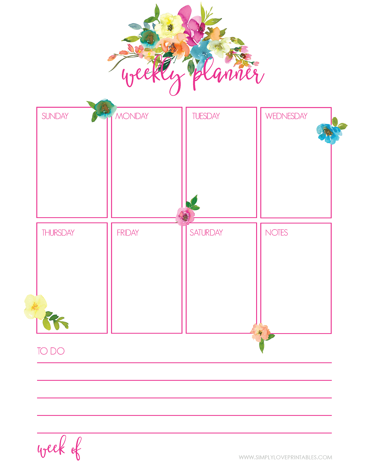 Free Printable May Planning Pages | Simply Love Printables