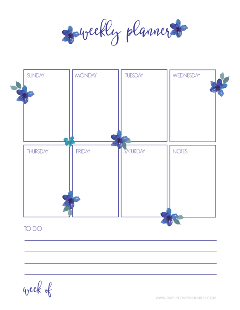 Free Printable June Planning Pages | Simply Love Printables