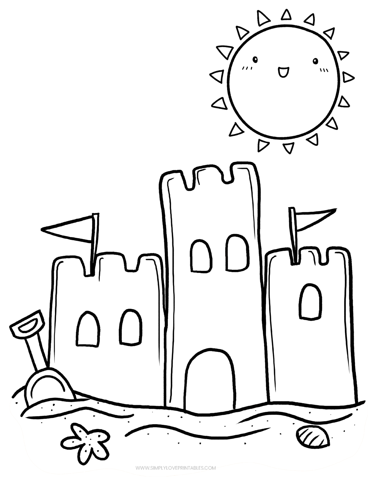Simply Love Printables Summer Coloring Pages