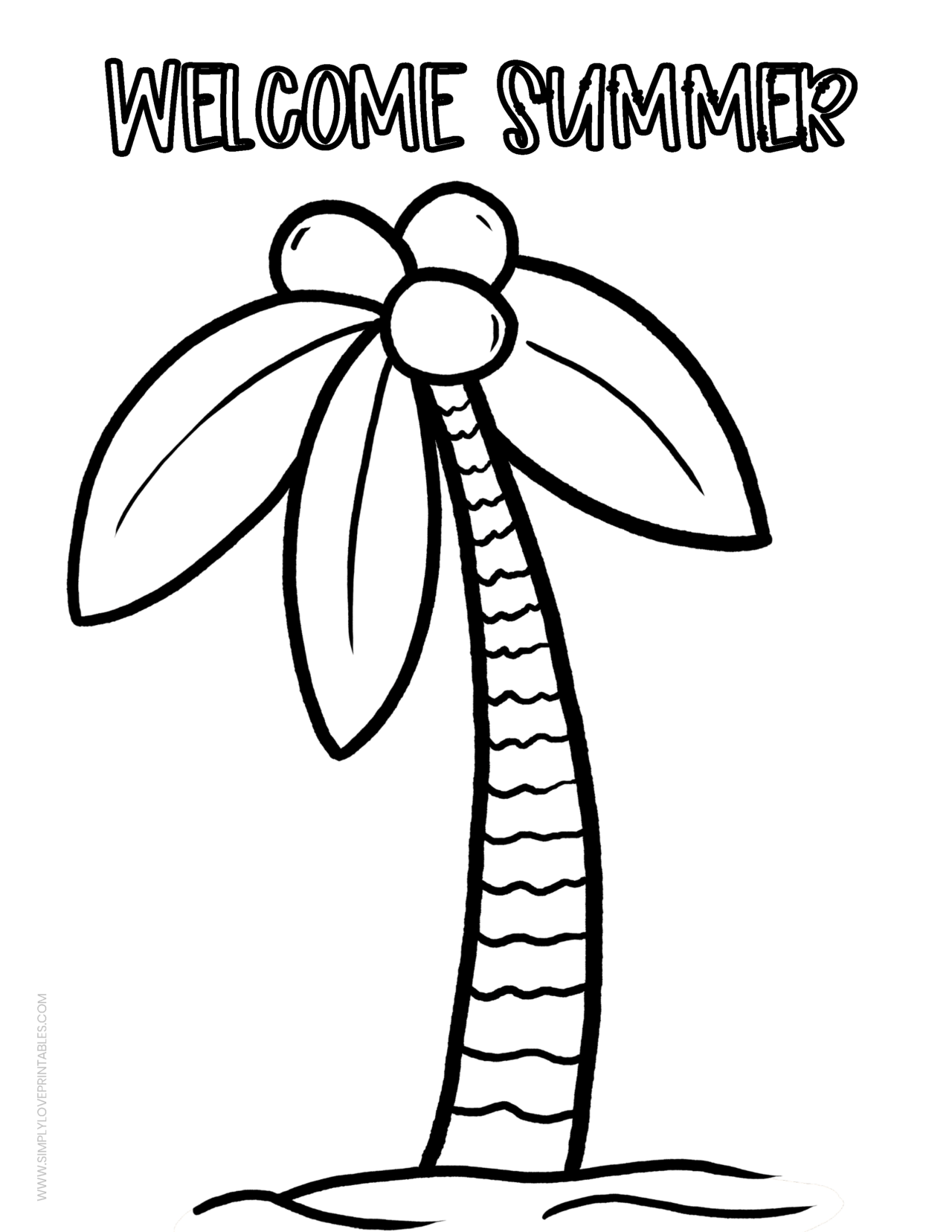 Free Summer Coloring Pages | Simply Love Printables