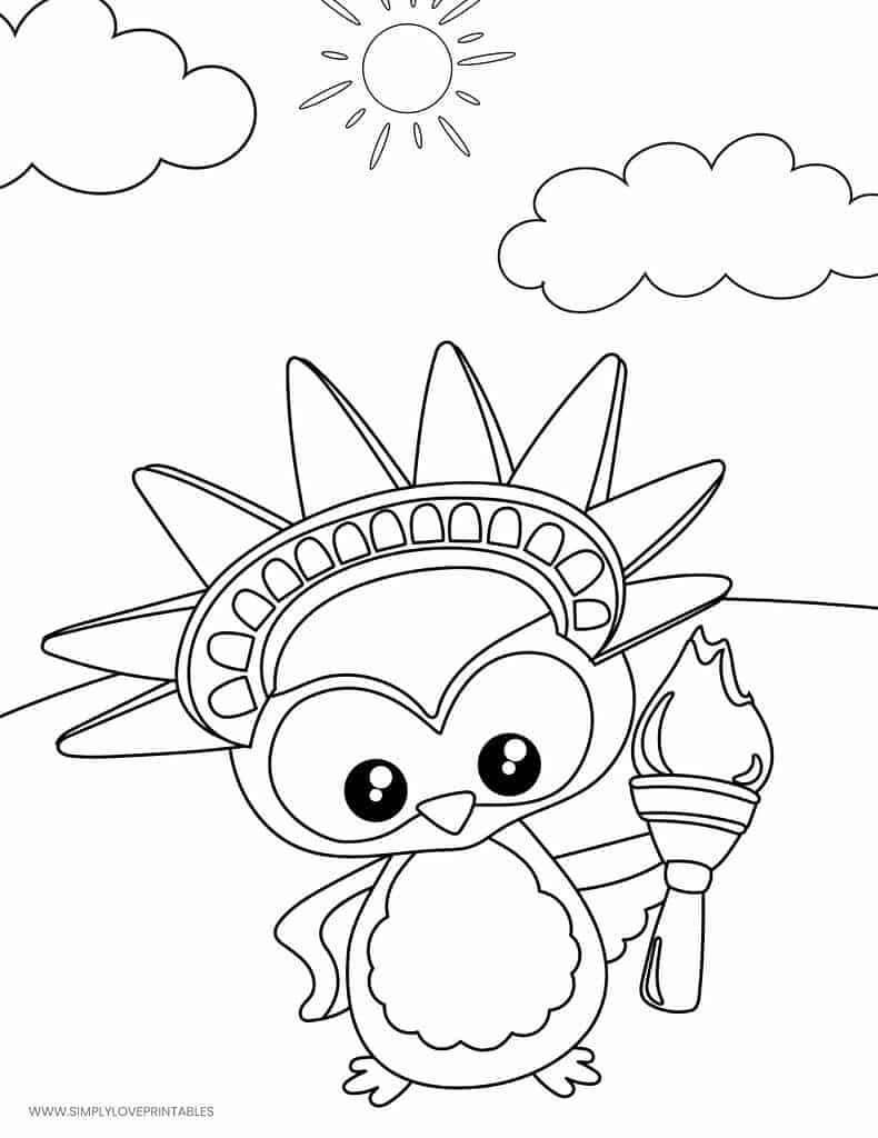 Simply Love Printables 4TH OF JULY Coloring Pages