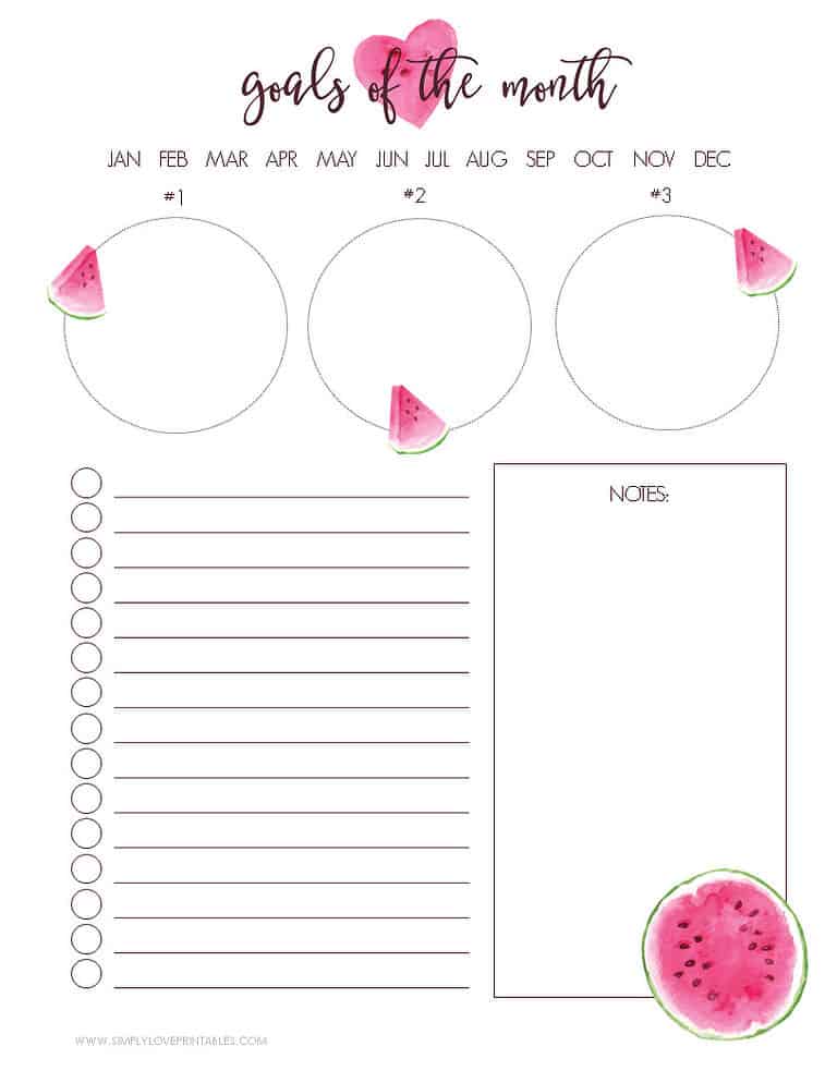 August Organization Planning Pages (Free PDF Printables)