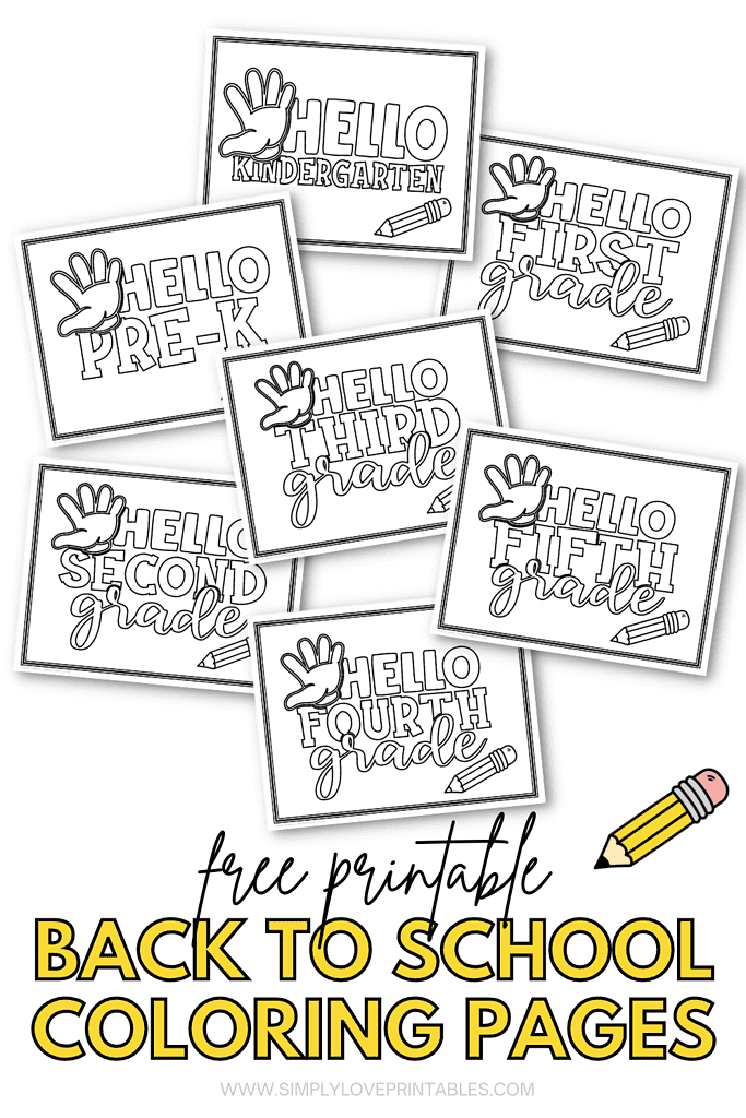 _Simply Love Printables Back to School Coloring Pages Pin Image