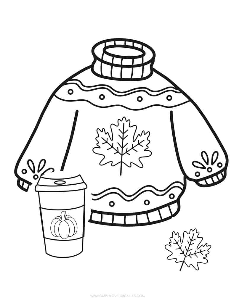 Simply Love Printables Fall Coloring Pages Portrait_Page_01