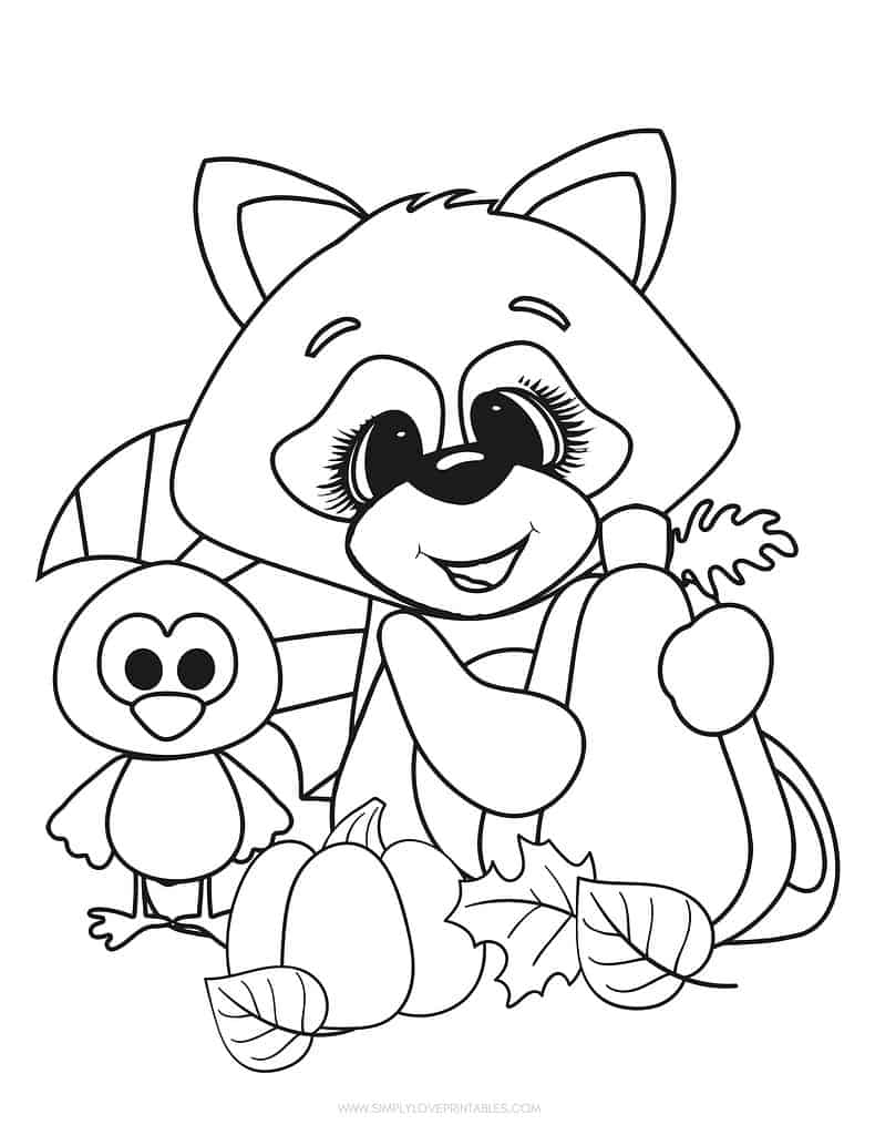 Simply Love Printables Fall Coloring Pages Portrait_Page_09