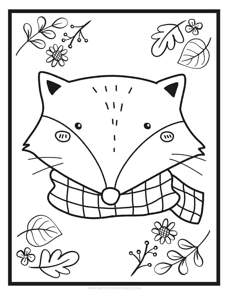 Simply Love Printables Fall Coloring Pages Portrait_Page_17