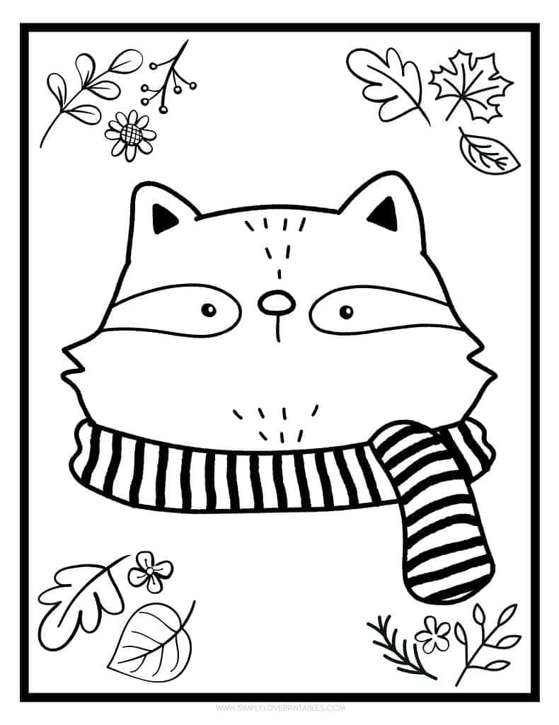 Simply Love Printables Fall Coloring Pages Portrait_Page_18