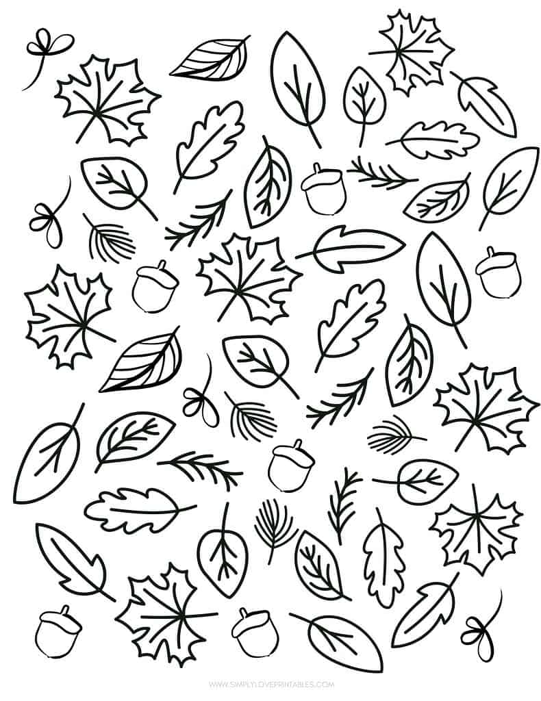 Simply Love Printables Fall Coloring Pages Portrait_Page_24