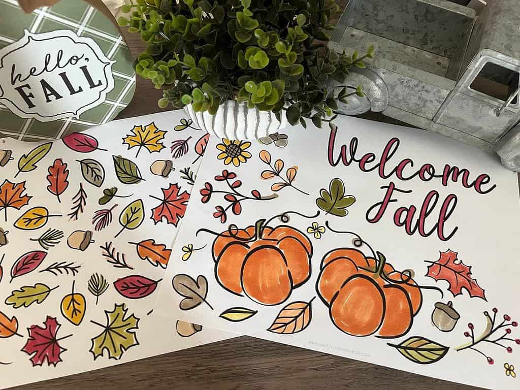 Simply Love Printables Free Printable Fall Coloring Pages Actual