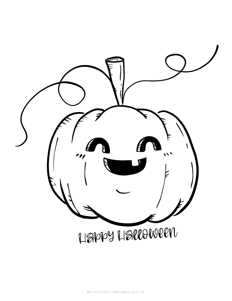Simply Love Printables Halloween Coloring Pages 10