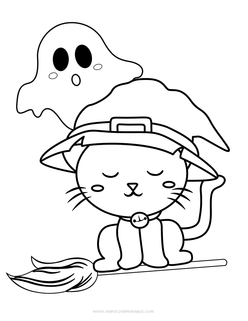 Simply Love Printables Halloween Coloring Pages 13