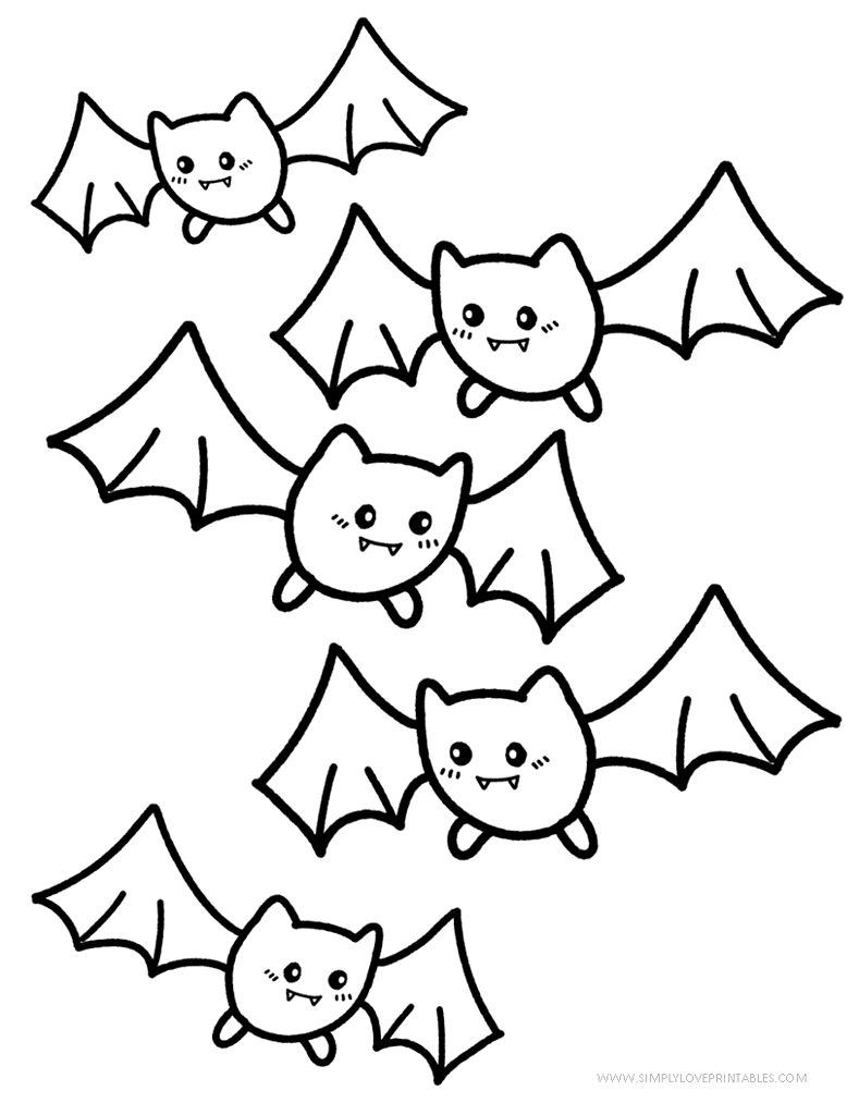 Simply Love Printables Halloween Coloring Pages 14