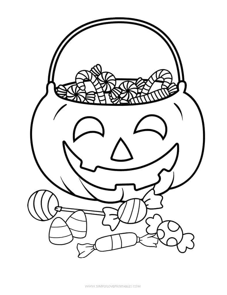 Simply Love Printables Halloween Coloring Pages 18