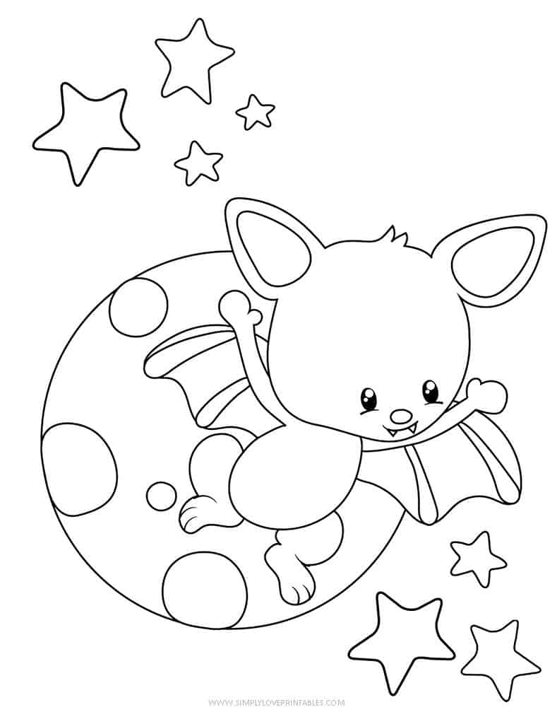 Simply Love Printables Halloween Coloring Pages 19