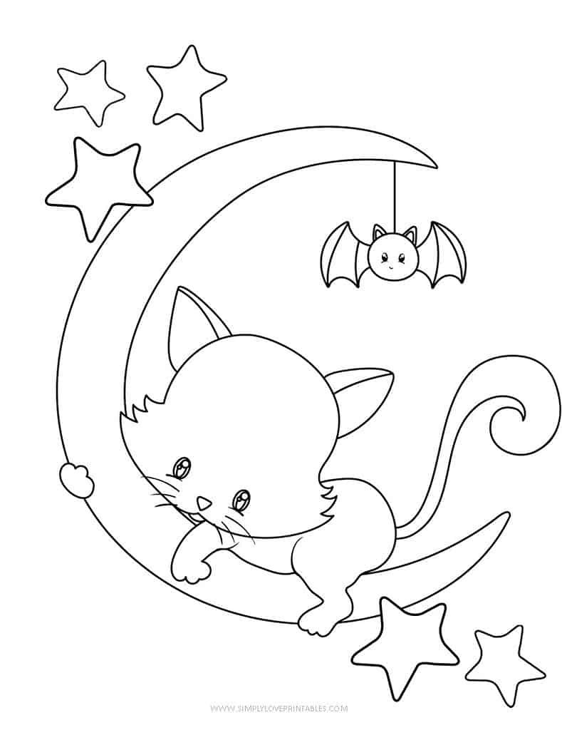 Simply Love Printables Halloween Coloring Pages 20