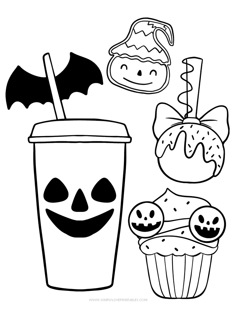 Simply Love Printables Halloween Coloring Pages 28