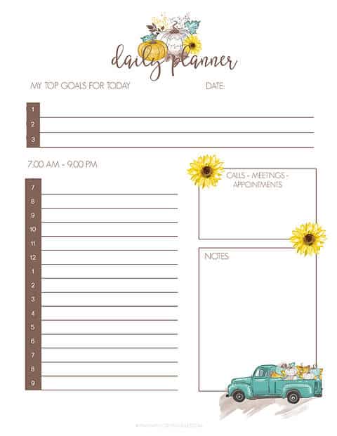 Free Printable November Planning Pages - Simply Love Printables ...