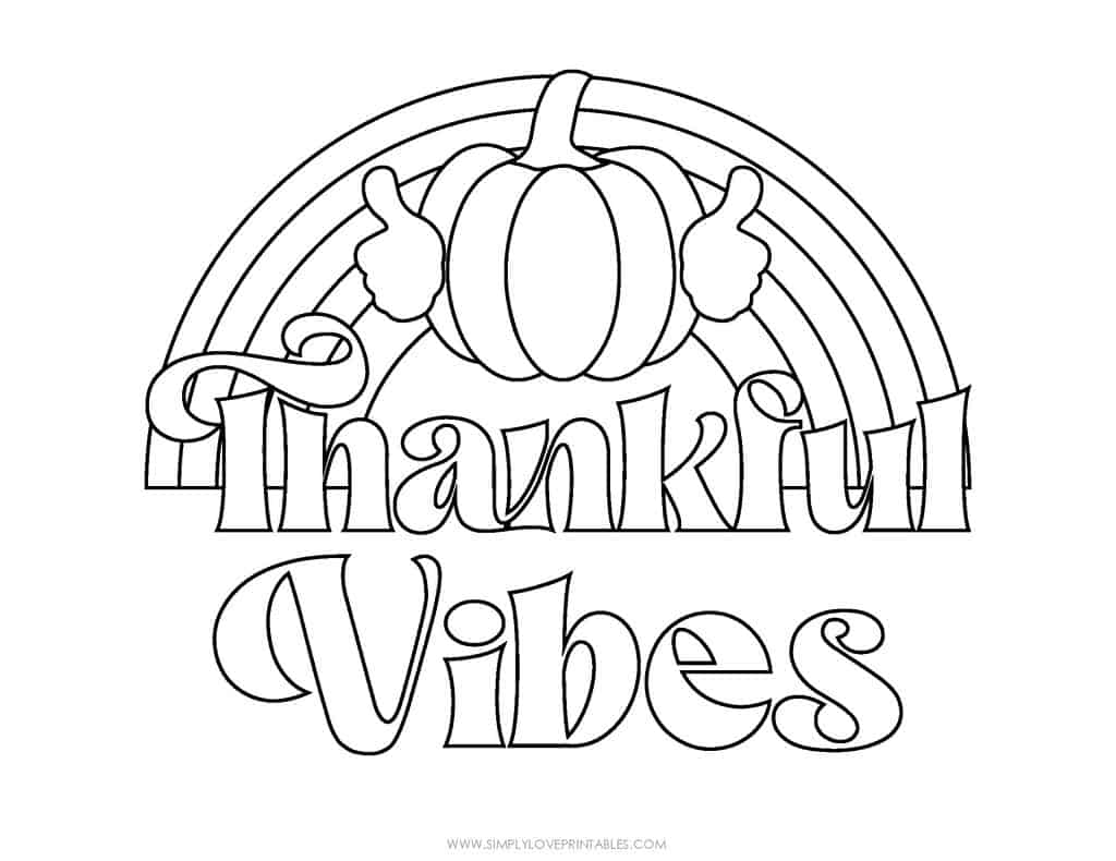 Simply Love Printables Cute Coloring Thanksgiving Pages 2022