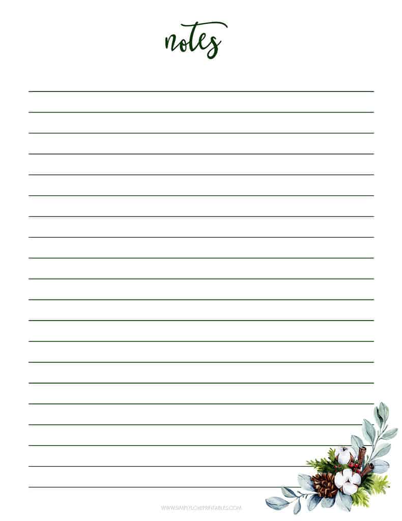 Simply Love Printables December 2022 Planning Pages