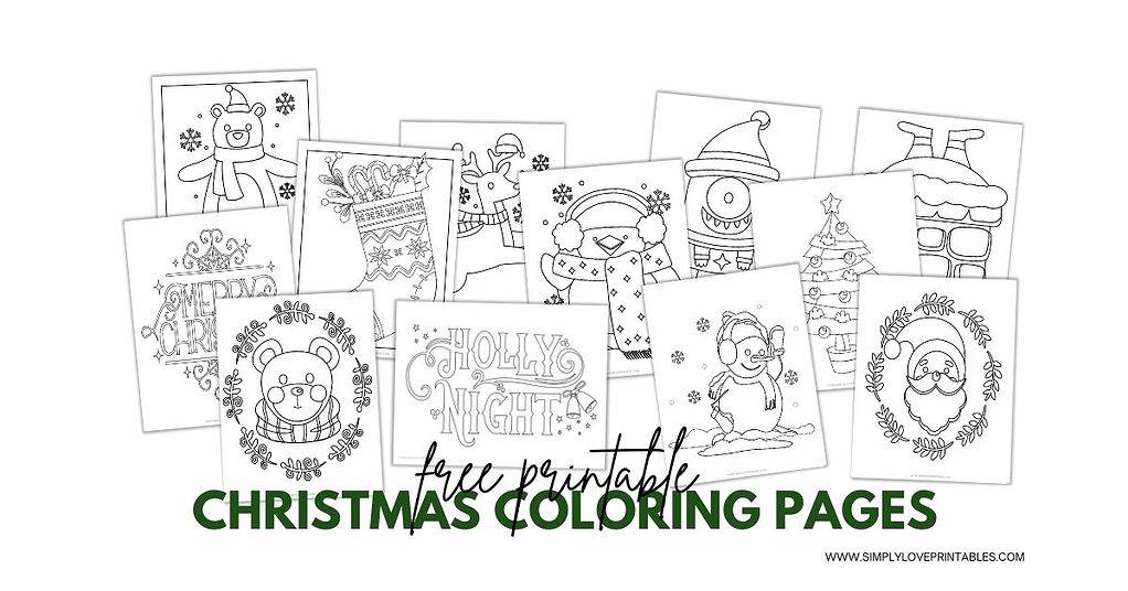Simply-Love-Printables-Christmas-Coloring-Pages-Featured-Image