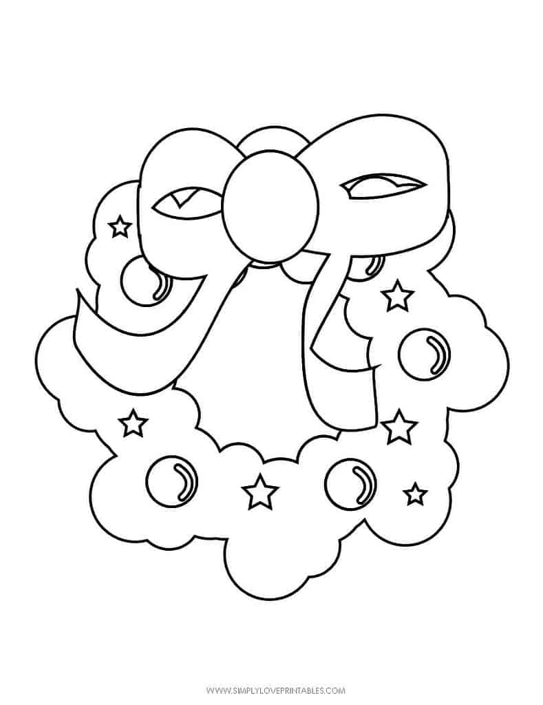 Simply Love Printables Free Printable Christmas Holiday Coloring Page