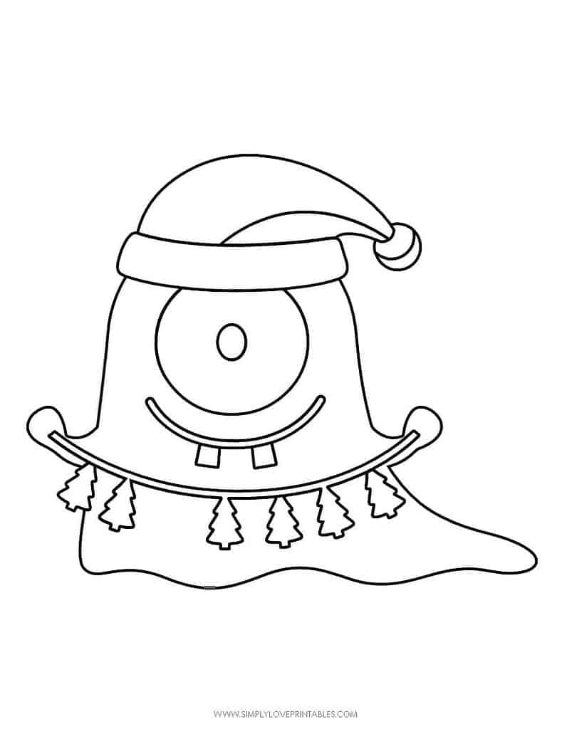 Simply Love Printables Free Printable Christmas Holiday Coloring Page