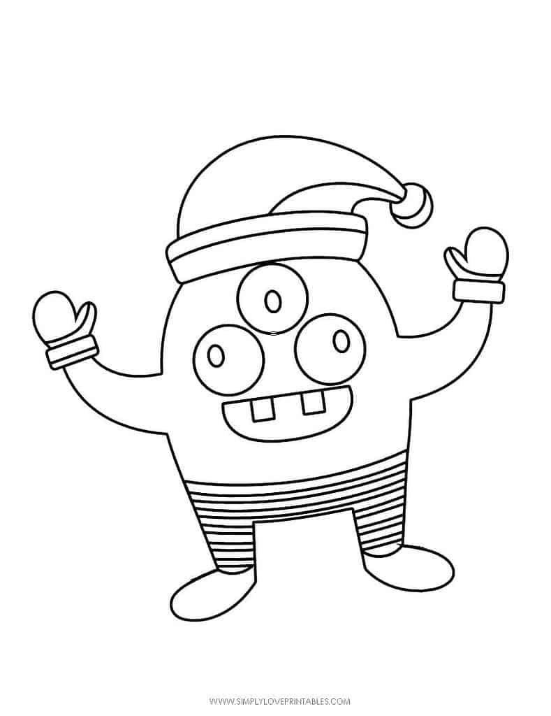 Simply Love Printables Free Printable Christmas Holiday Coloring Page
