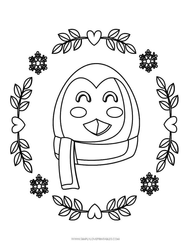 Simply Love Printables Free Printable Christmas Holiday Coloring Page