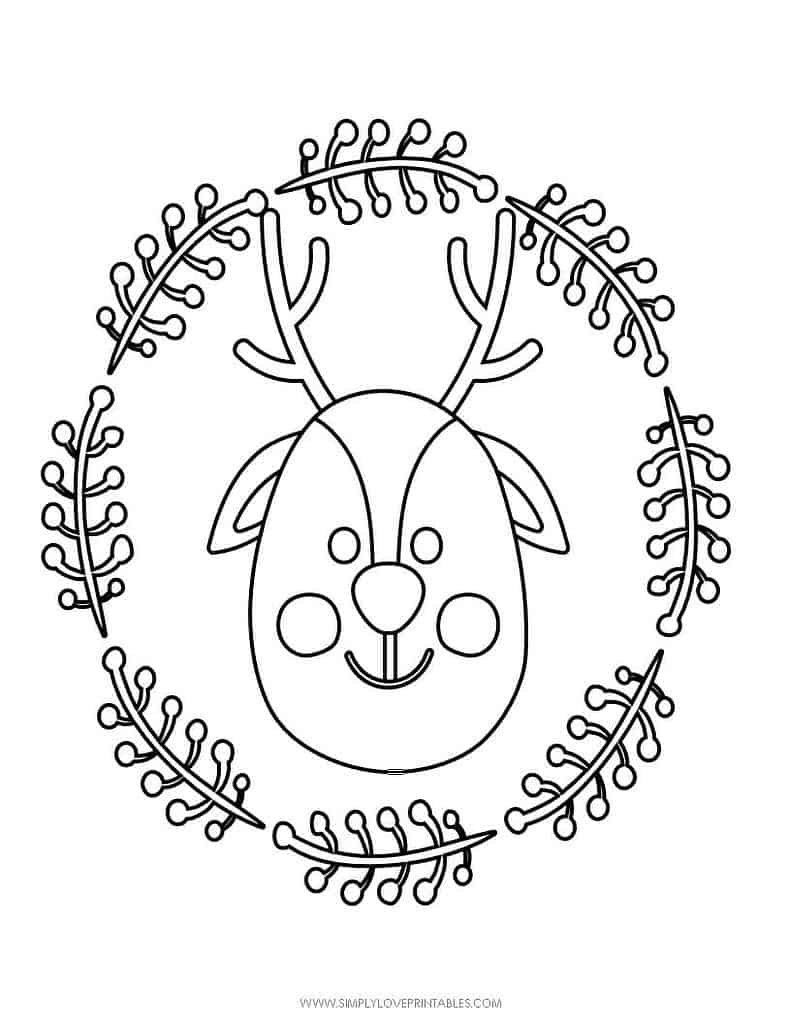 Simply Love Printables Free Printable Christmas Holiday Coloring Page