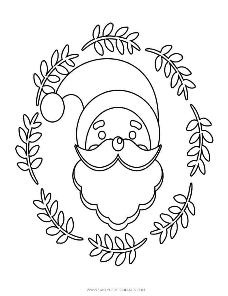 Simply Love Printables Free Printable Christmas Holiday Coloring Page