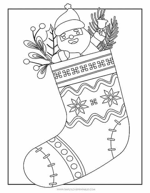Free Printable Christmas Coloring Pages | Simply Love Printables