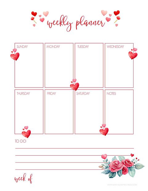 Free Planning Pages to Help You Get Organized in February