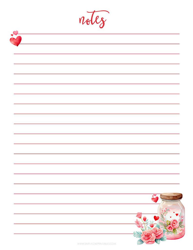Simply Love Printables February Planning Pages Notes