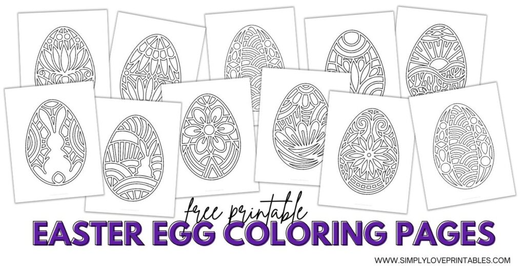 Easter Egg Coloring Pages