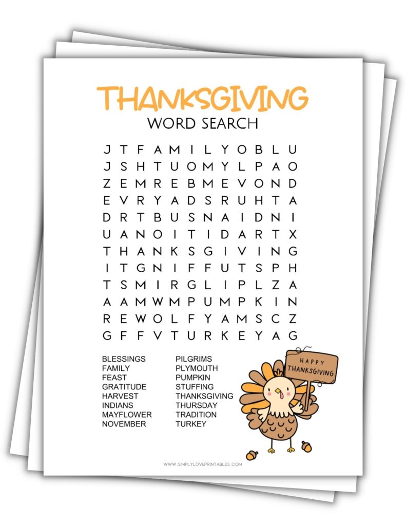 Simply Love Thanksgiving All 15 Puzzles